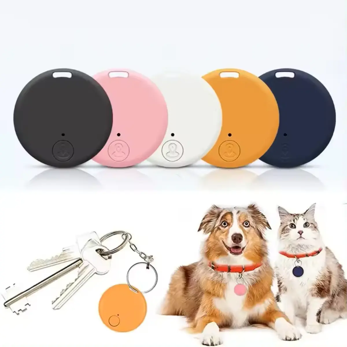 Waterproof Smart GPS Tracker for Pets, Lightweight and Portable with App Control