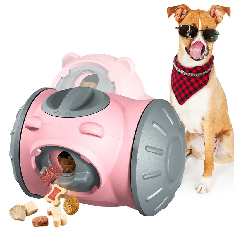 Heavy-Duty ABS Plastic Dog Treat Dispenser Toy with Enrichment Puzzle