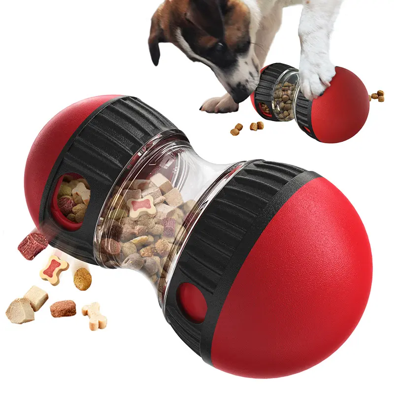 Adjustable Treat-Dispensing Dog Toy – Durable Interactive Puzzle Feeder for All Breeds