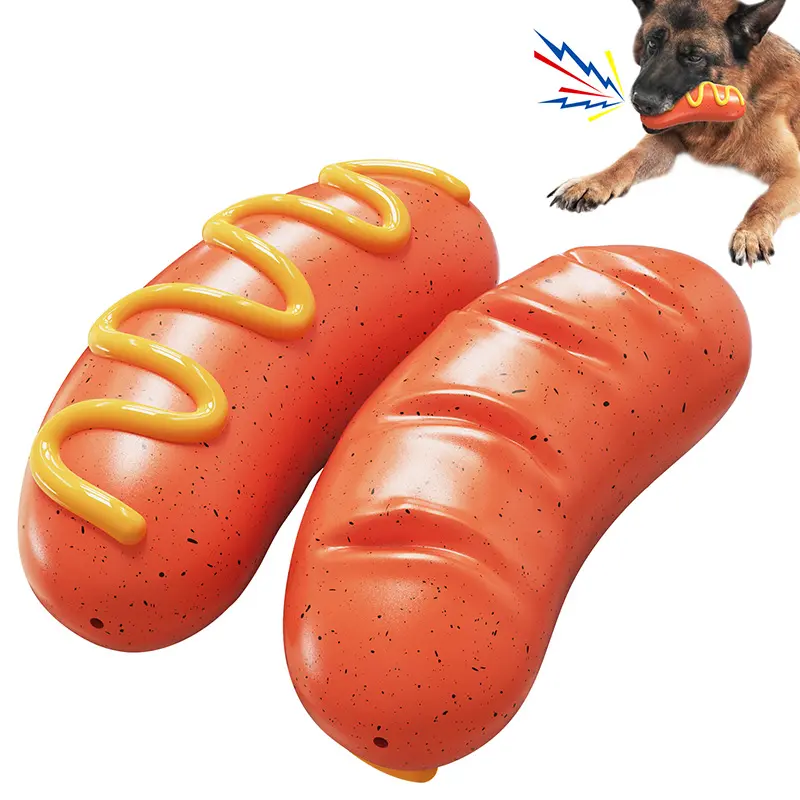 Multi-Functional Dog Teeth Grinding and Cleaning Squeaky Dog Toy