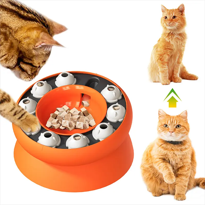 Fun Puzzle-Style Slow Feeder Bowl for Healthier Pet Diets – BPA-Free