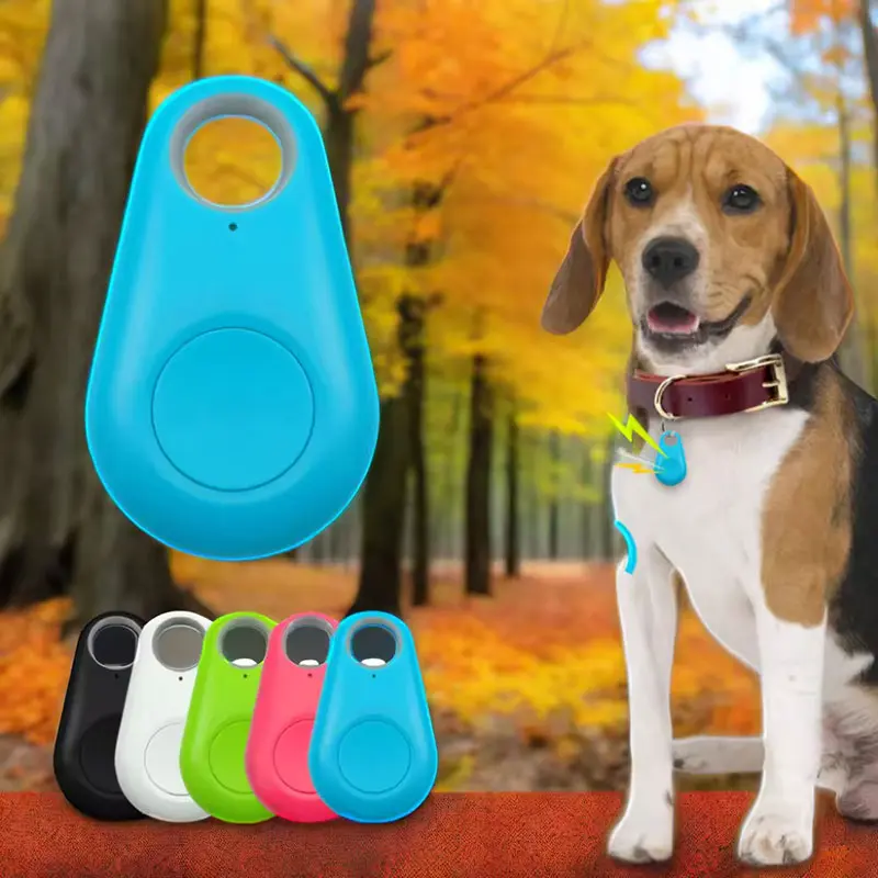 Pet Smart GPS Tracker Mini Waterproof Bluetooth Locator for Pets, Kids, and Valuables